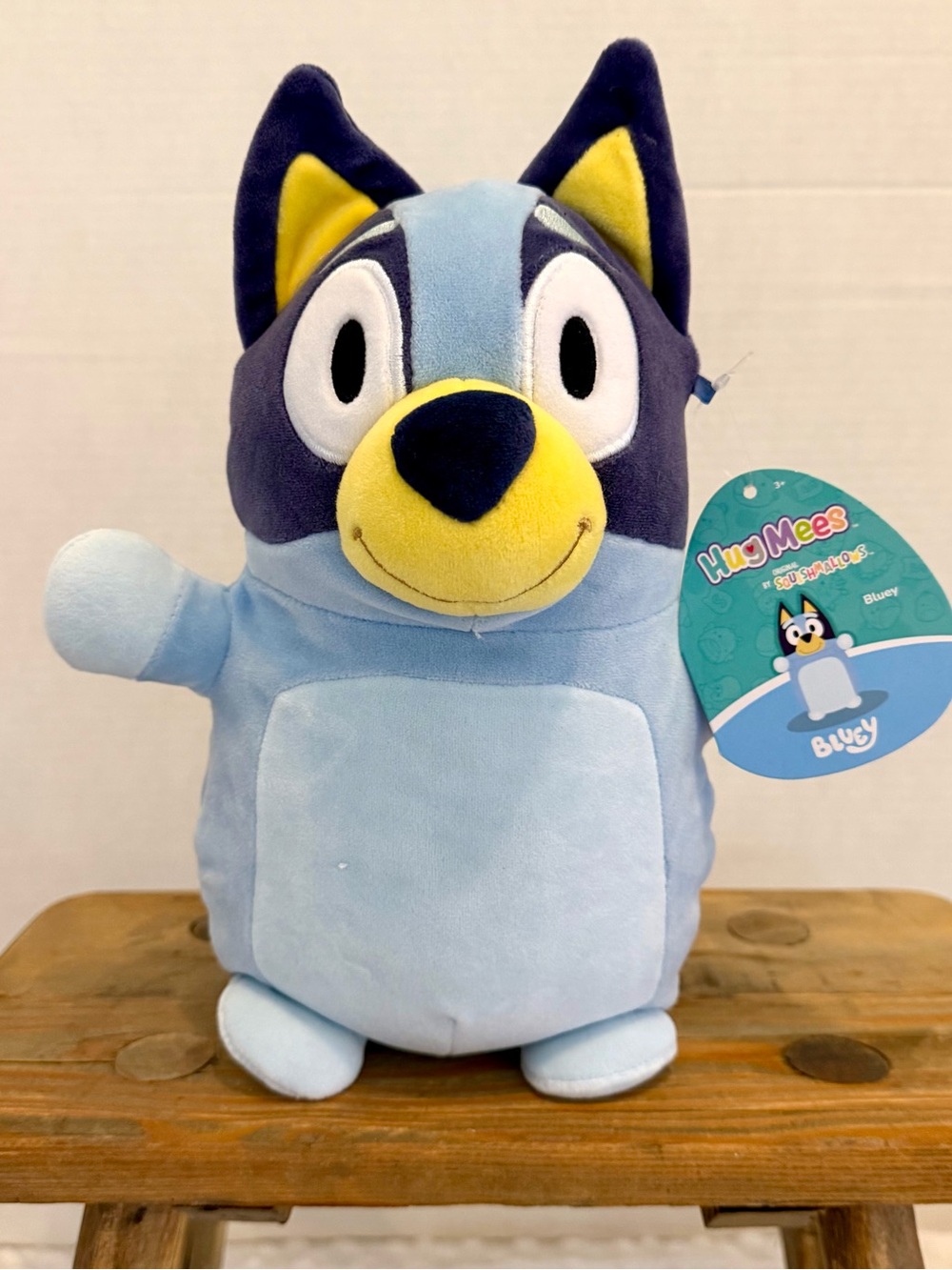 Squishmallows Bluey Plush - Light Blue, Navy, Yellow New with Tags!